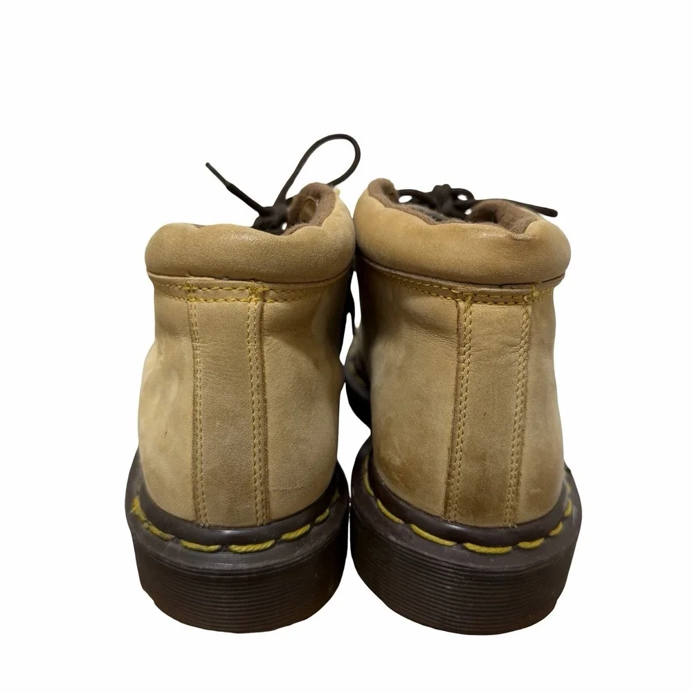 Vintage Dr Martens 8057 Boots‎ Mens UK 4 US 5 Tan Leather Chukka Made In England